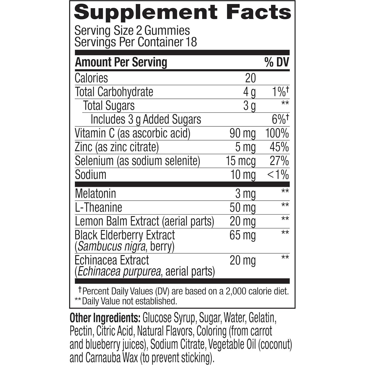 Gominolas OLLY Sueño Inmunidad 36 Unidades Vitamina C Zinc