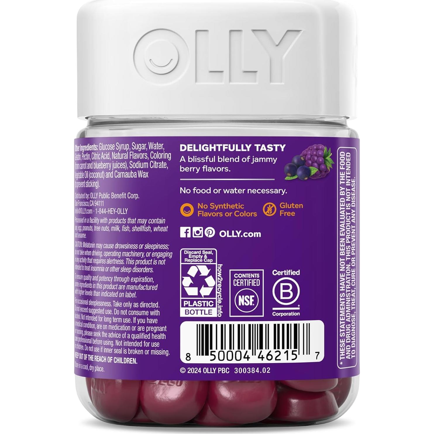 Gominolas OLLY Sueño Inmunidad 36 Unidades Vitamina C Zinc