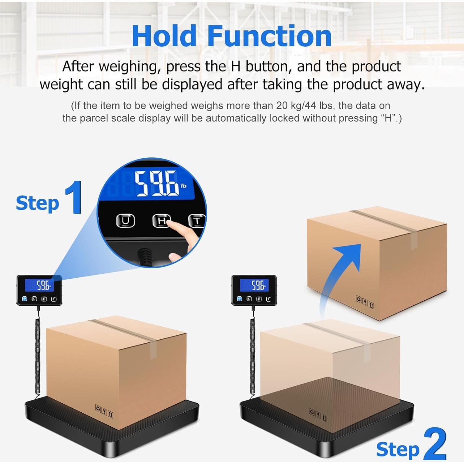 Escala Digital de Envío KUAIVO 200kg 10g Precisión Alta