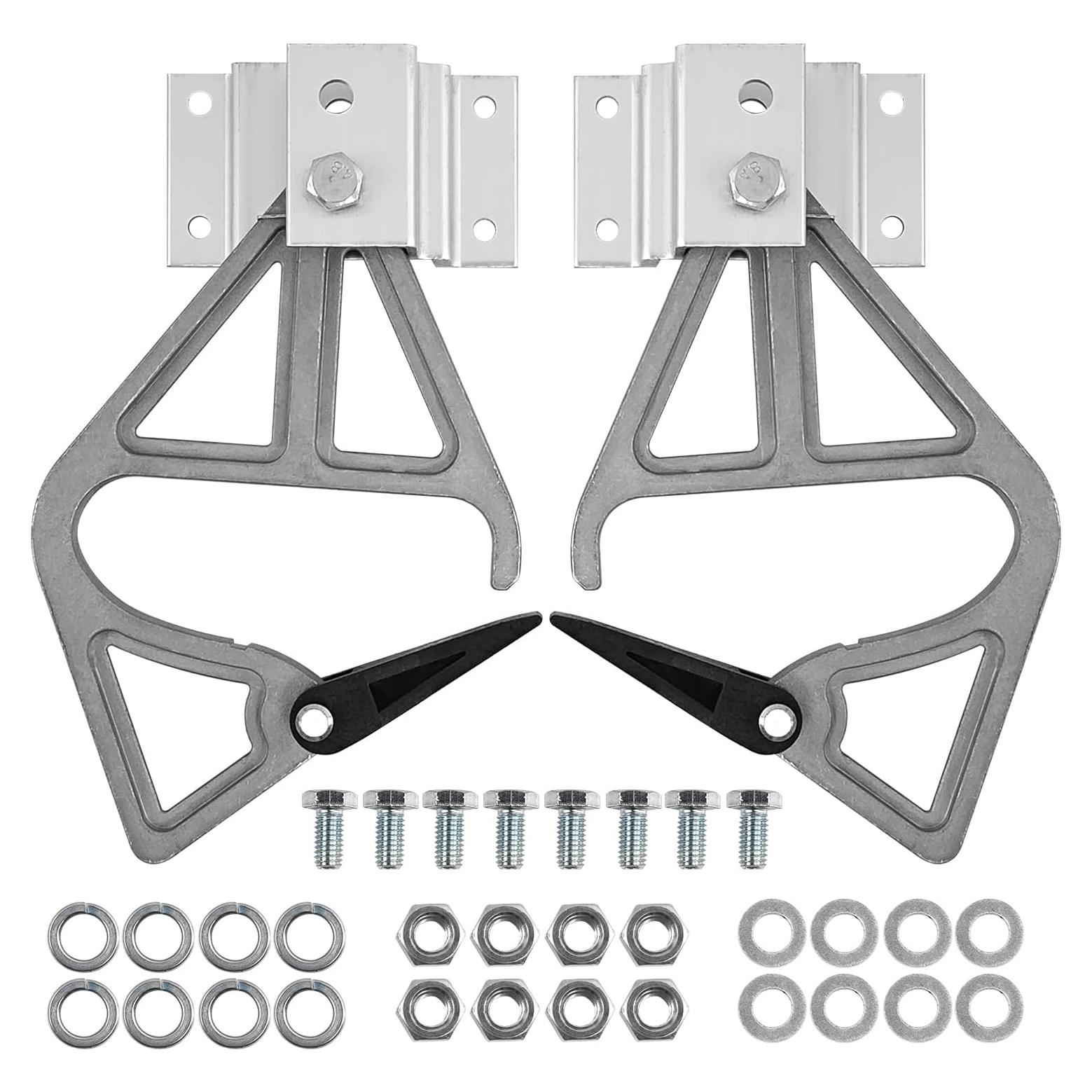 Juego de 2 Bloques de Escalera XINHNMUU Aluminio Gris