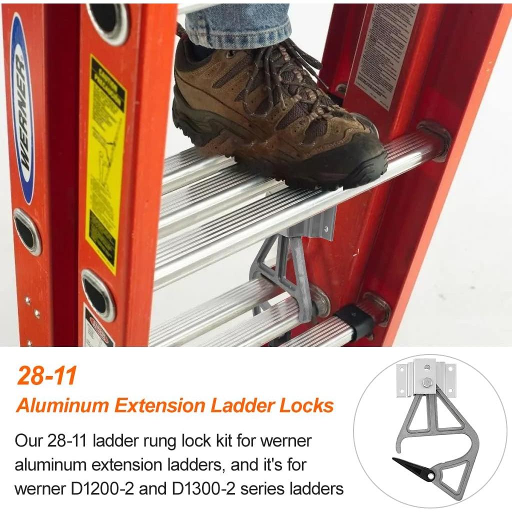 Juego de 2 Bloques de Escalera XINHNMUU Aluminio Gris