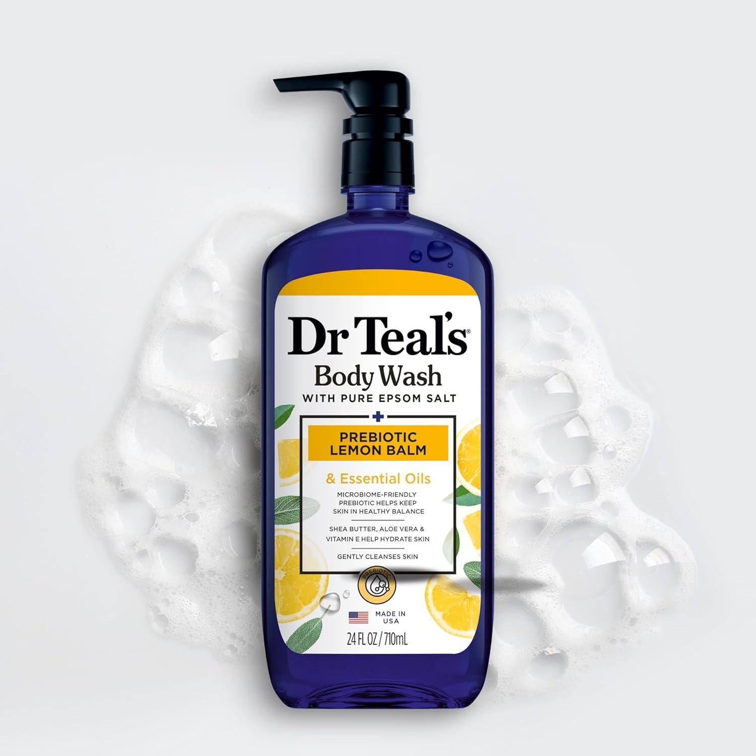 Gel de Baño Dr Teal's con Sal de Epsom y Bálsamo de Limón 710ml