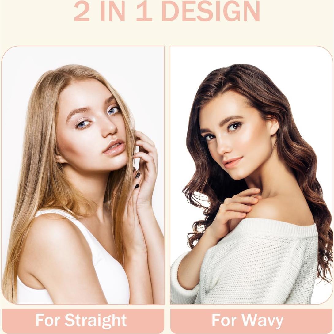 Cepillo Térmico K&K 1.5" (3.81 cm) Cerámica Iónica para Rizos