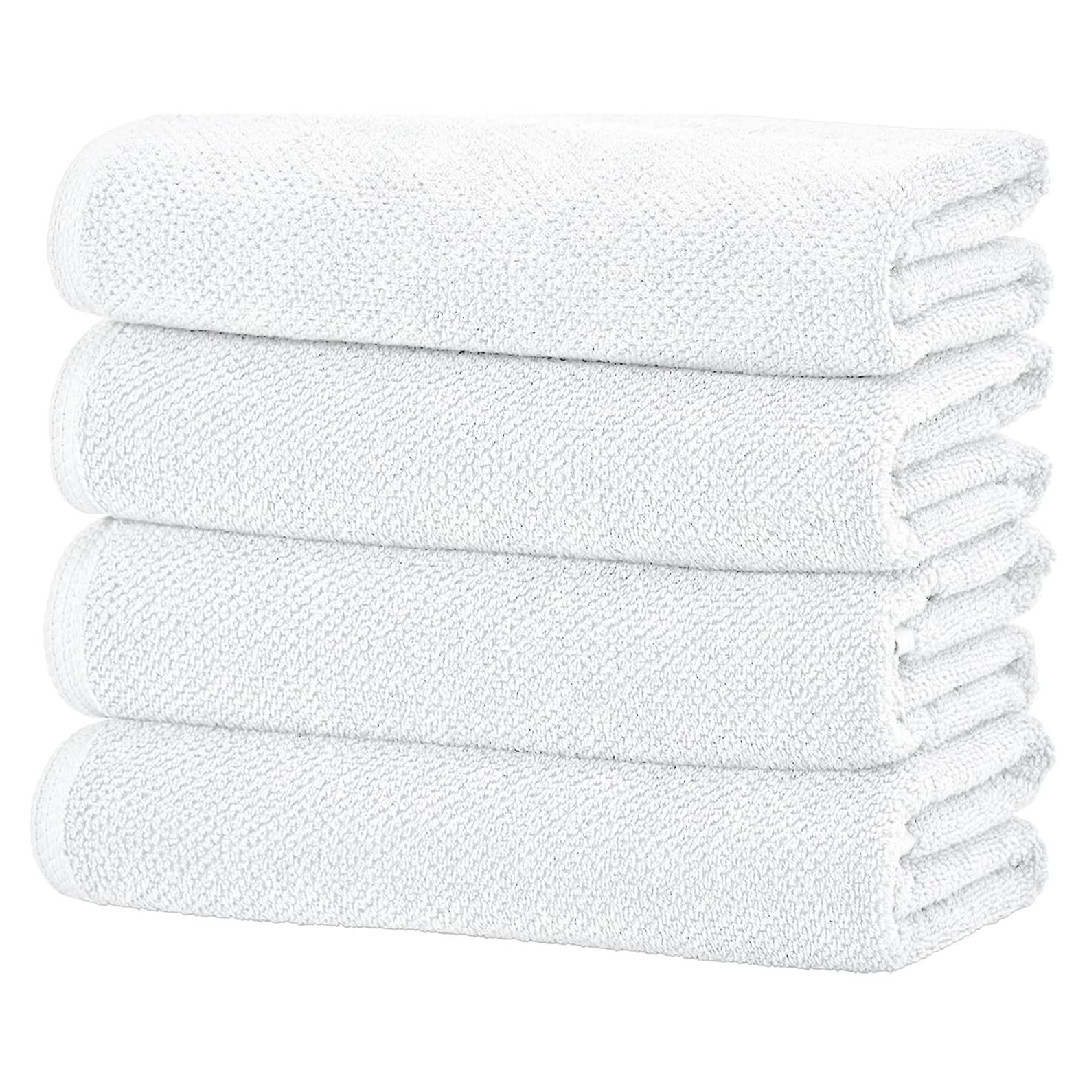 Juego de Toallas de Baño Great Bay Home 100% Algodón 4 Unidades 137x69cm