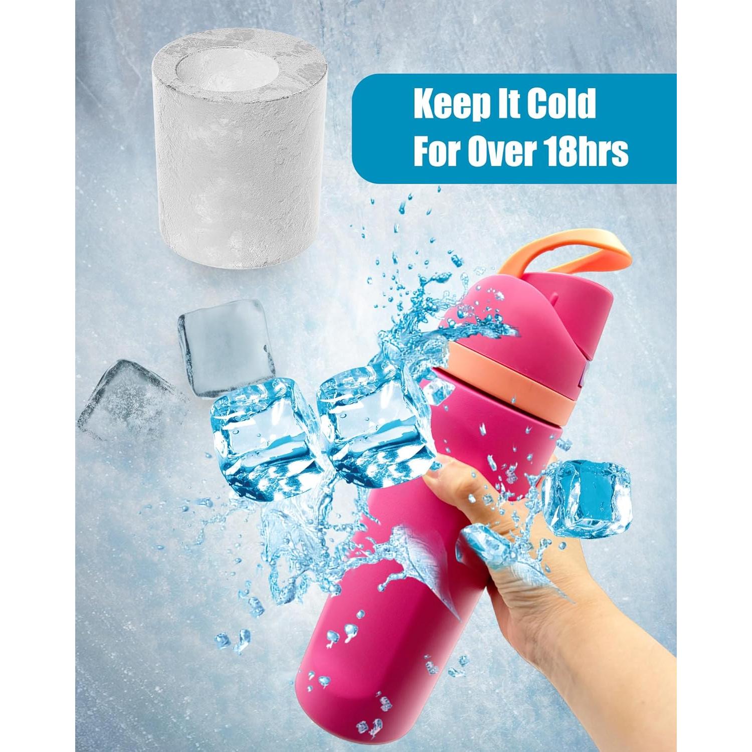 Moldes de Hielo TOVICE para Owala 24-40oz, Silicona Grado Alimenticio