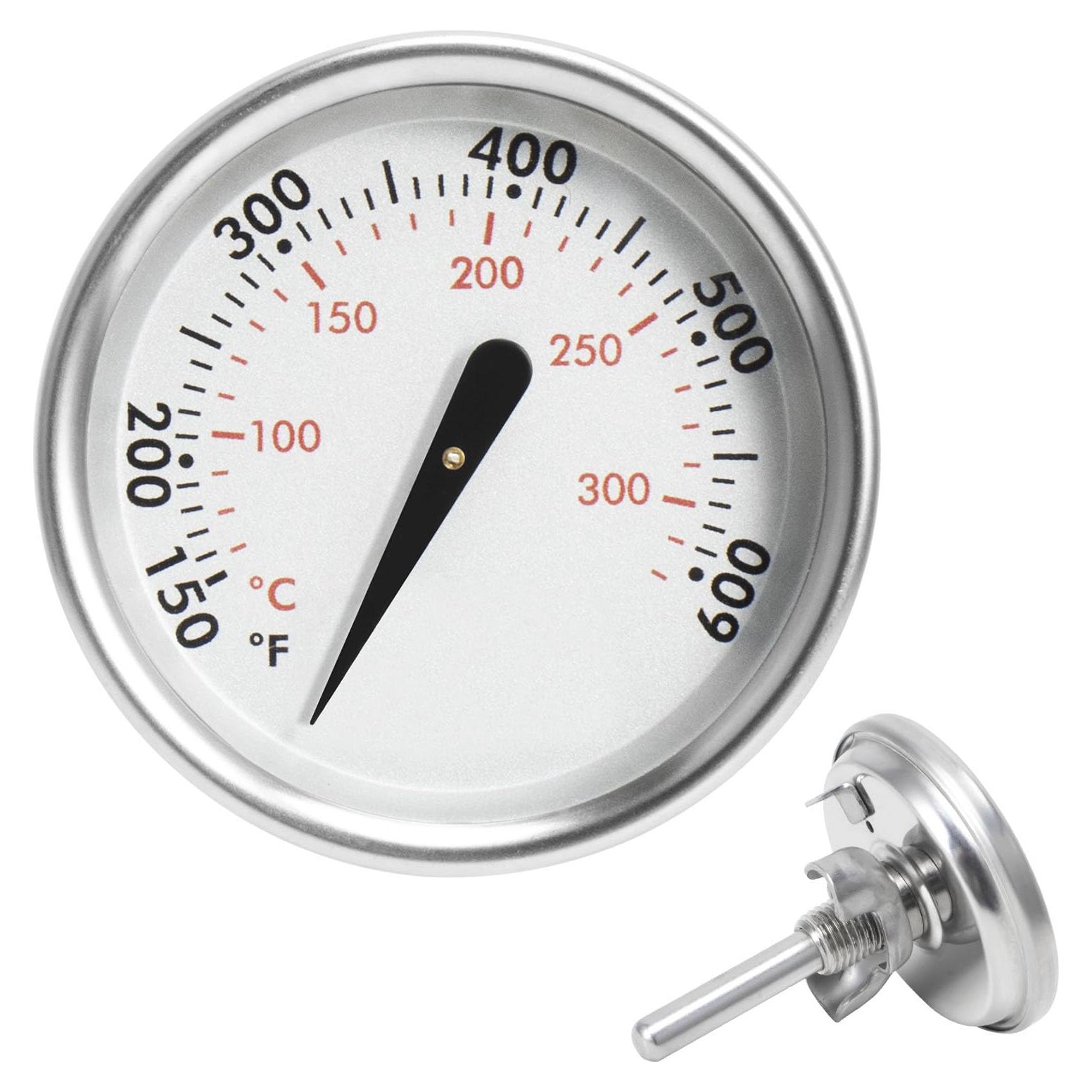 60540 7581 67031 Grill Lid Thermometer for Weber Charcoal, Spirit, Q Grill, Temperature Gauge for Spirit I & II 200 and 300 Series, Weber 22" Kettles, Q 120/220/300/320, Traveler Portable Gas Grill