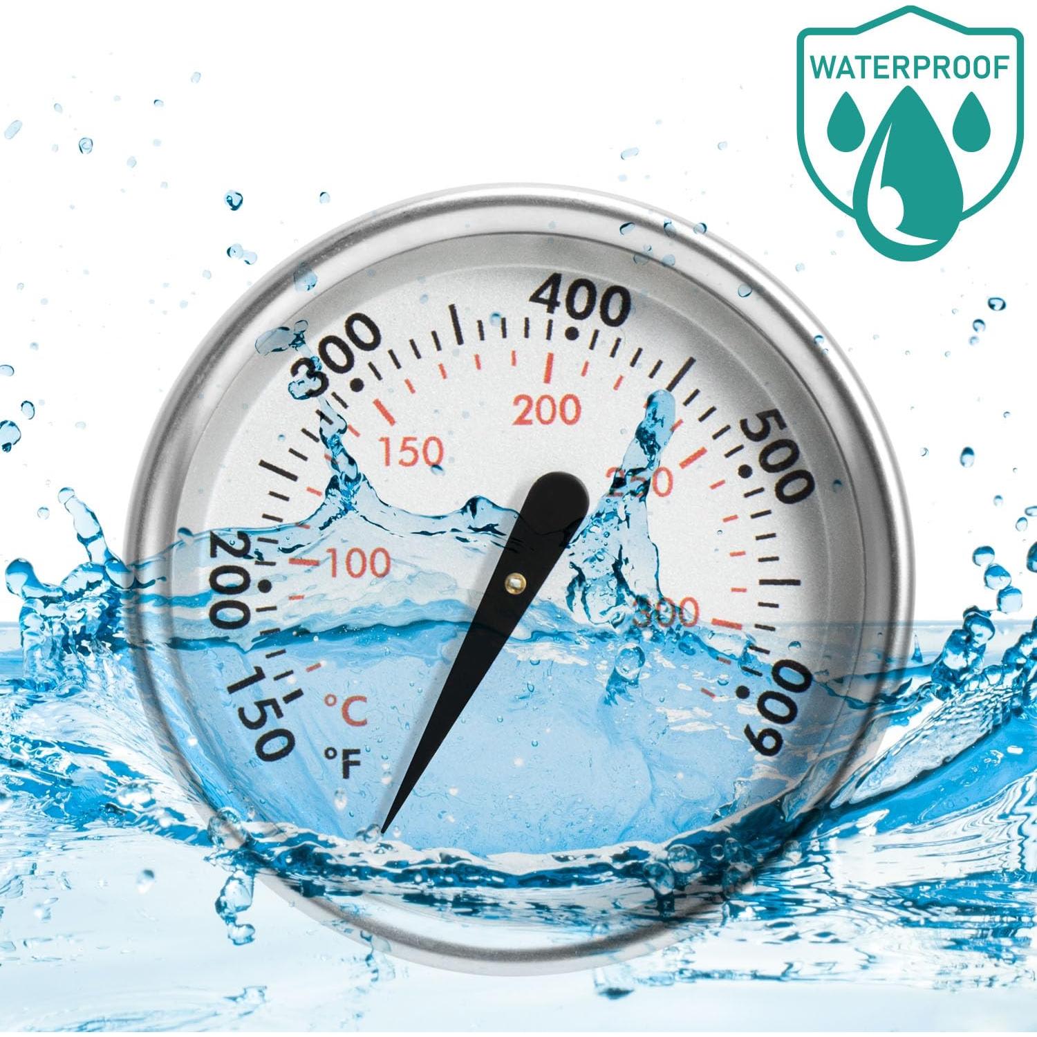 60540 7581 67031 Grill Lid Thermometer for Weber Charcoal, Spirit, Q Grill, Temperature Gauge for Spirit I & II 200 and 300 Series, Weber 22" Kettles, Q 120/220/300/320, Traveler Portable Gas Grill