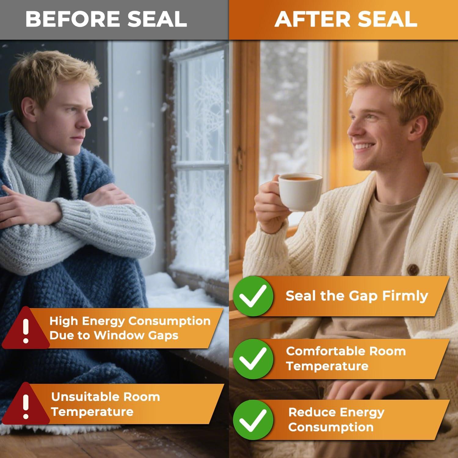 Cinta de Sellado de Ventanas SWRT 3" x 10.06m Transparente