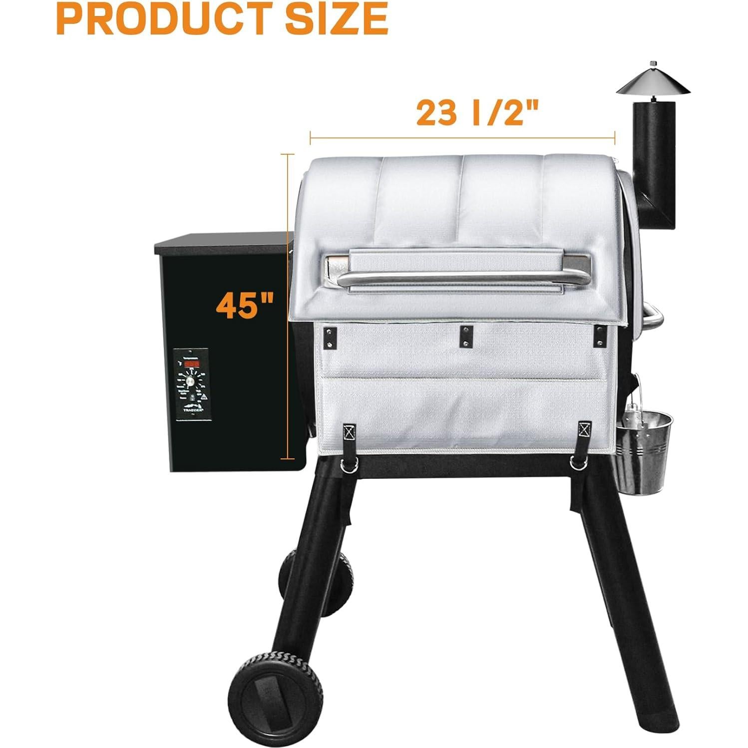Manta de Aislamiento FlameDuty para Parrilla Traeger 22, 575, 650
