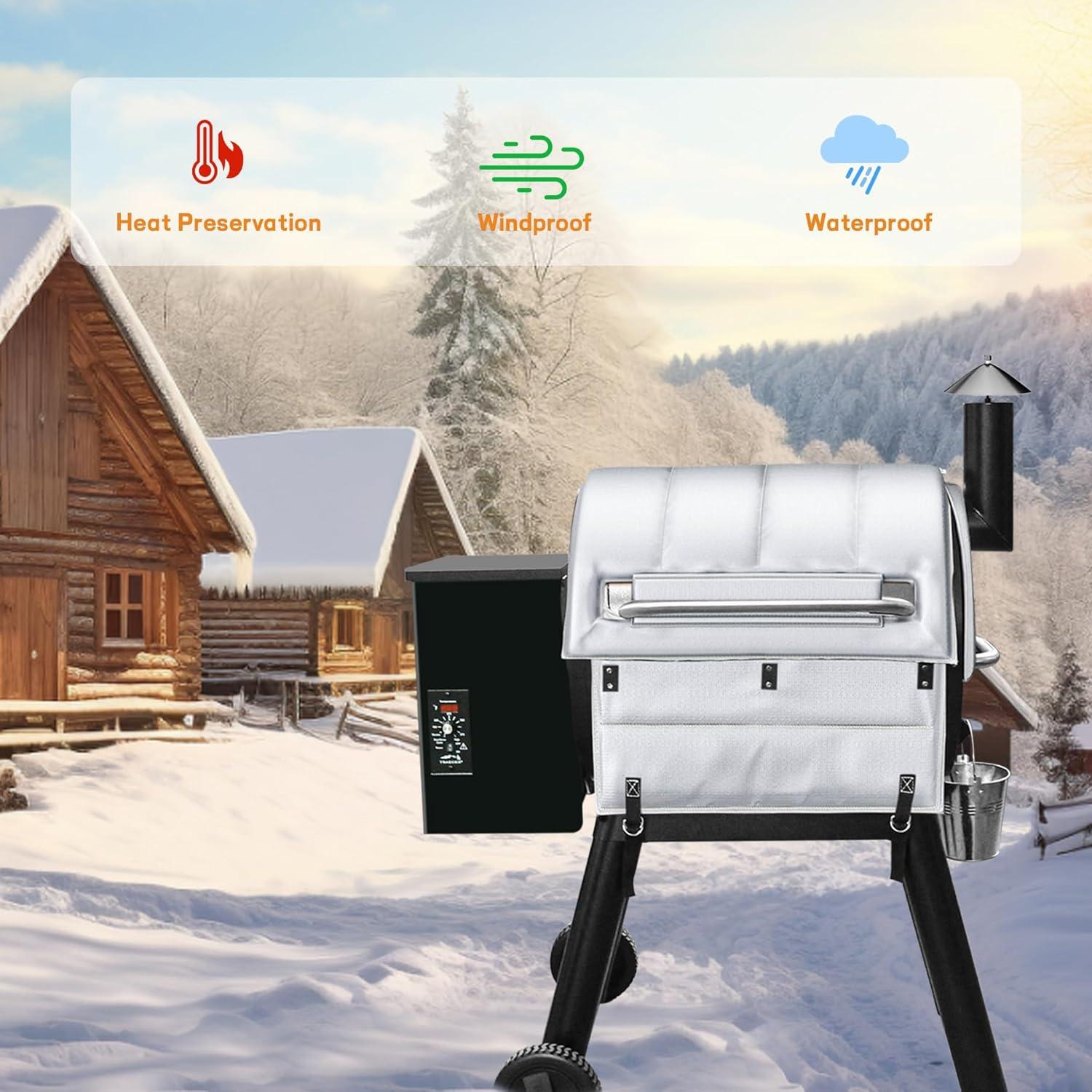 Manta de Aislamiento FlameDuty para Parrilla Traeger 22, 575, 650