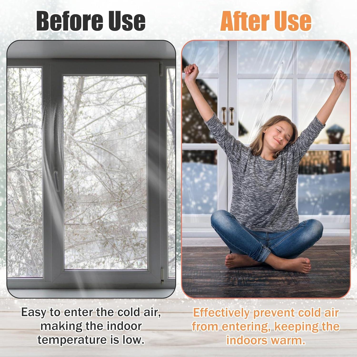 Kit de Aislamiento de Ventanas Bigmeta 1.57 x 6 m para Invierno