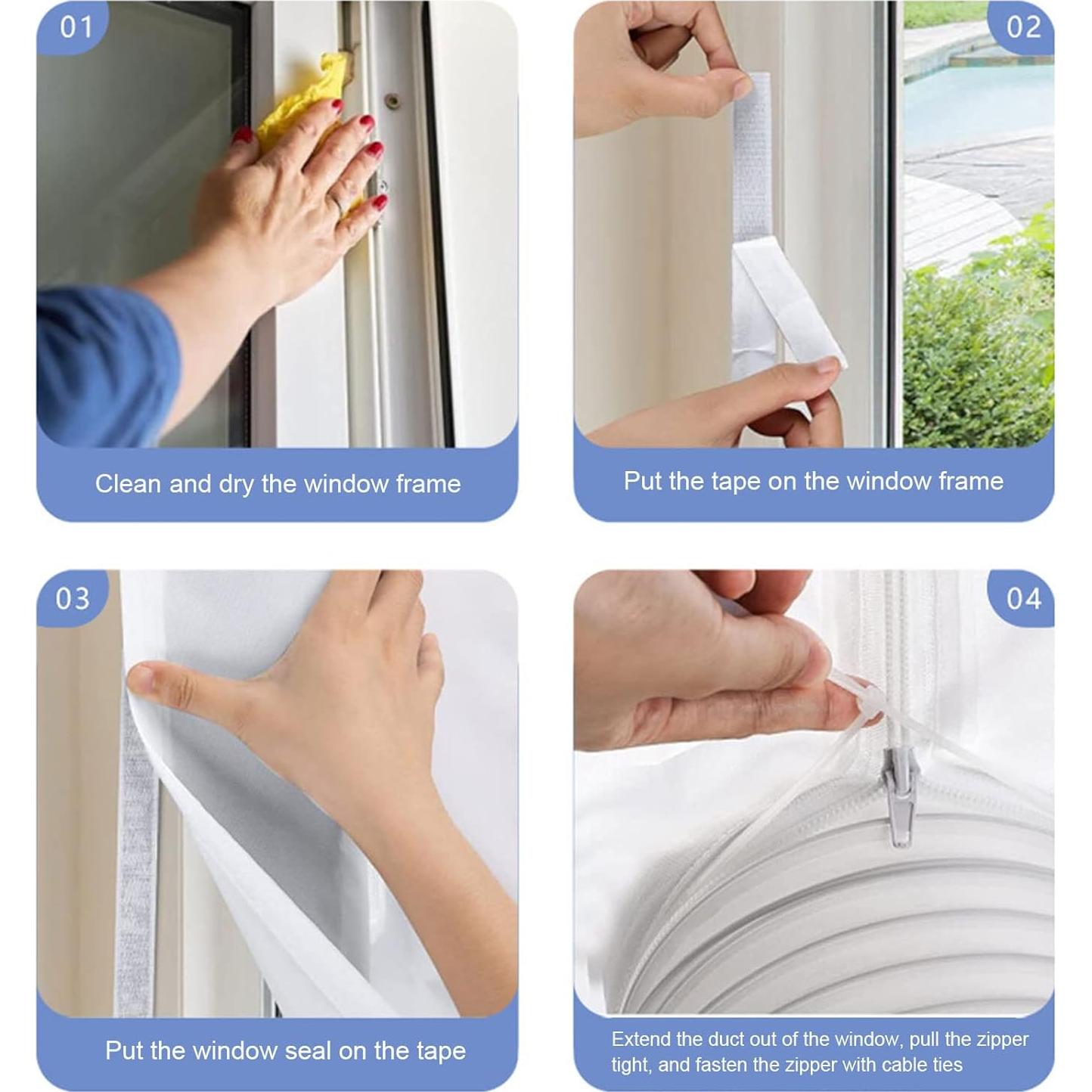 Kit de Sellado de Ventana para Aire Acondicionado Naroote 3m