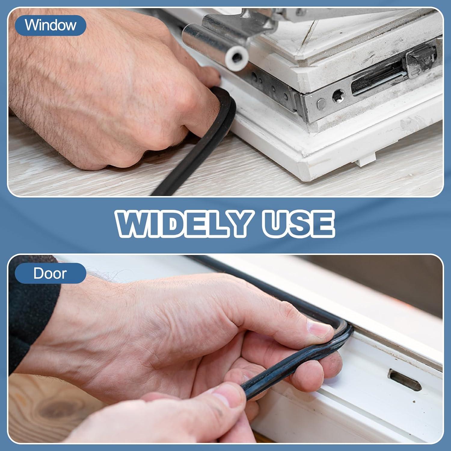 Tira de Sellado de Espuma de Silicona PATIKIL 3m x 3mm Blanca