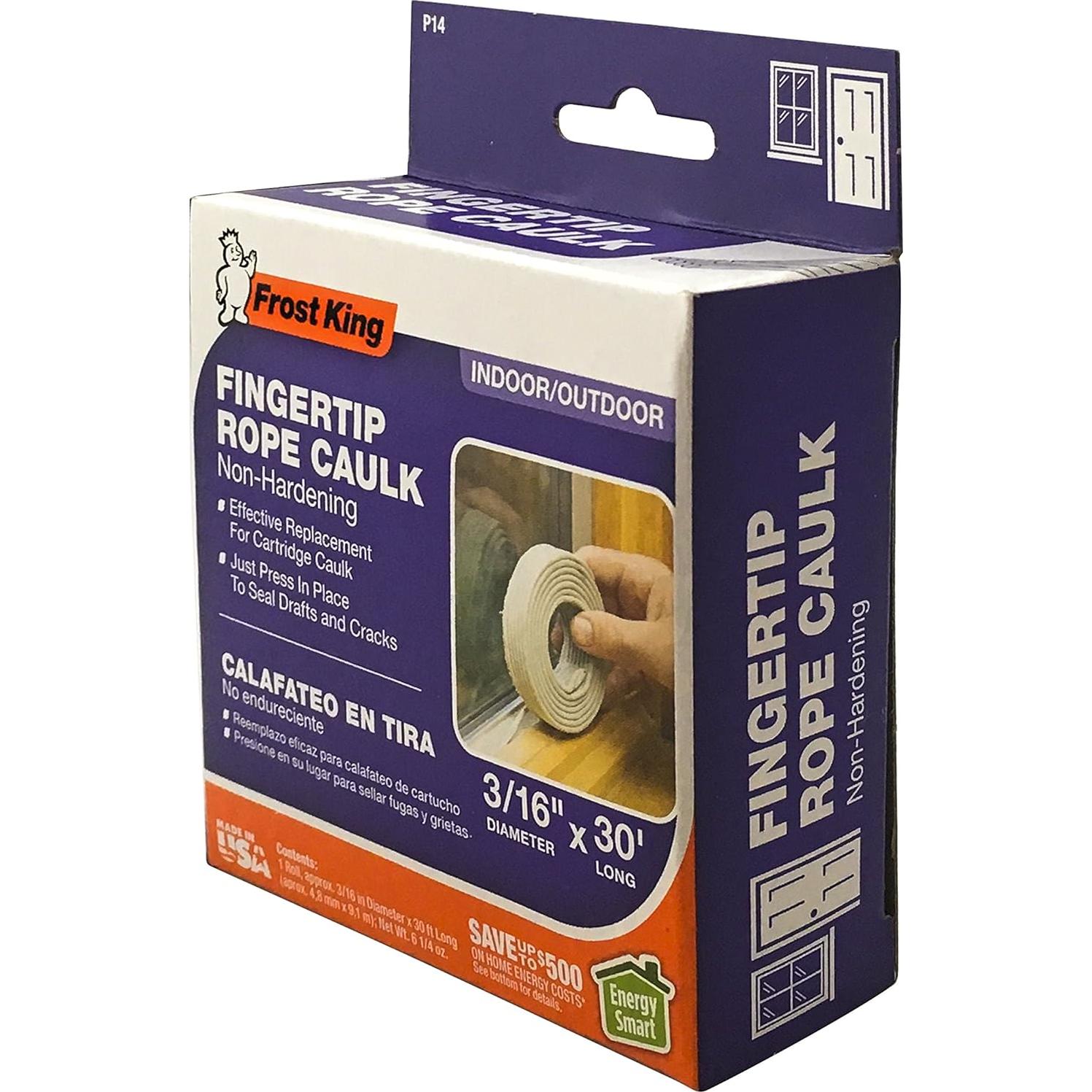 Masilla de Cuerda Frost King P14H 9.14 m Gris