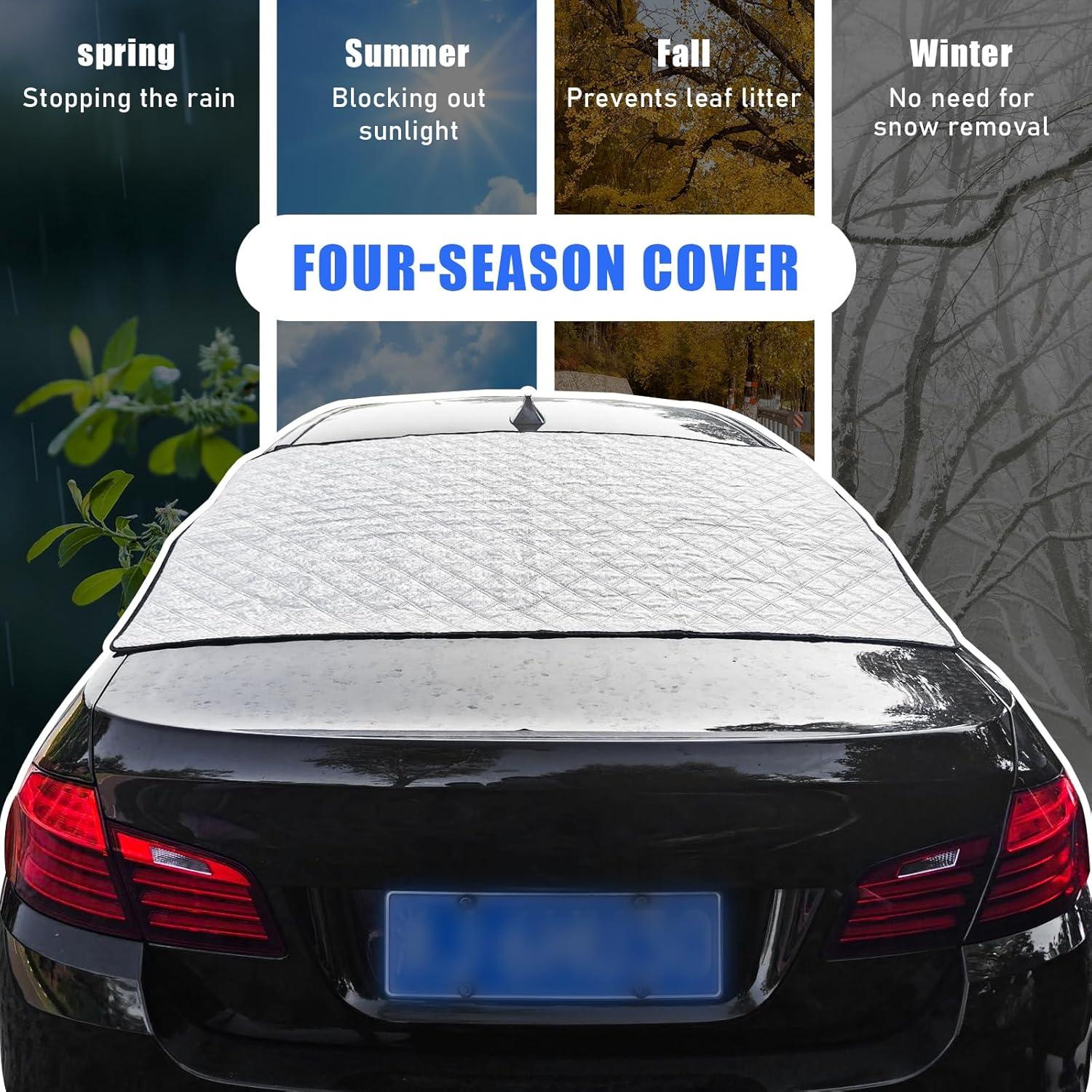 Cubierta Trasera de Parabrisas Dickno 80x140 cm para Invierno