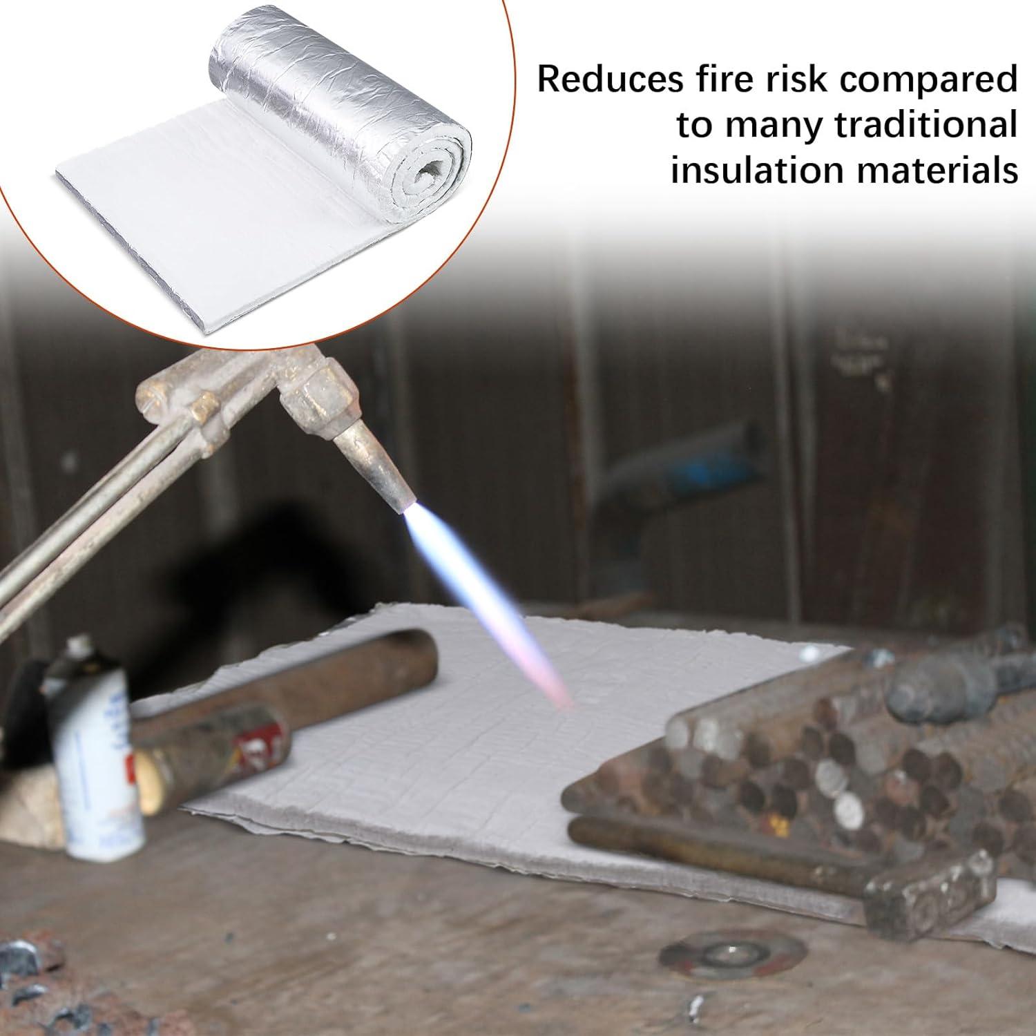 Manta de Aislamiento Cerámico Sasylvia 2.54x61x243.84 cm