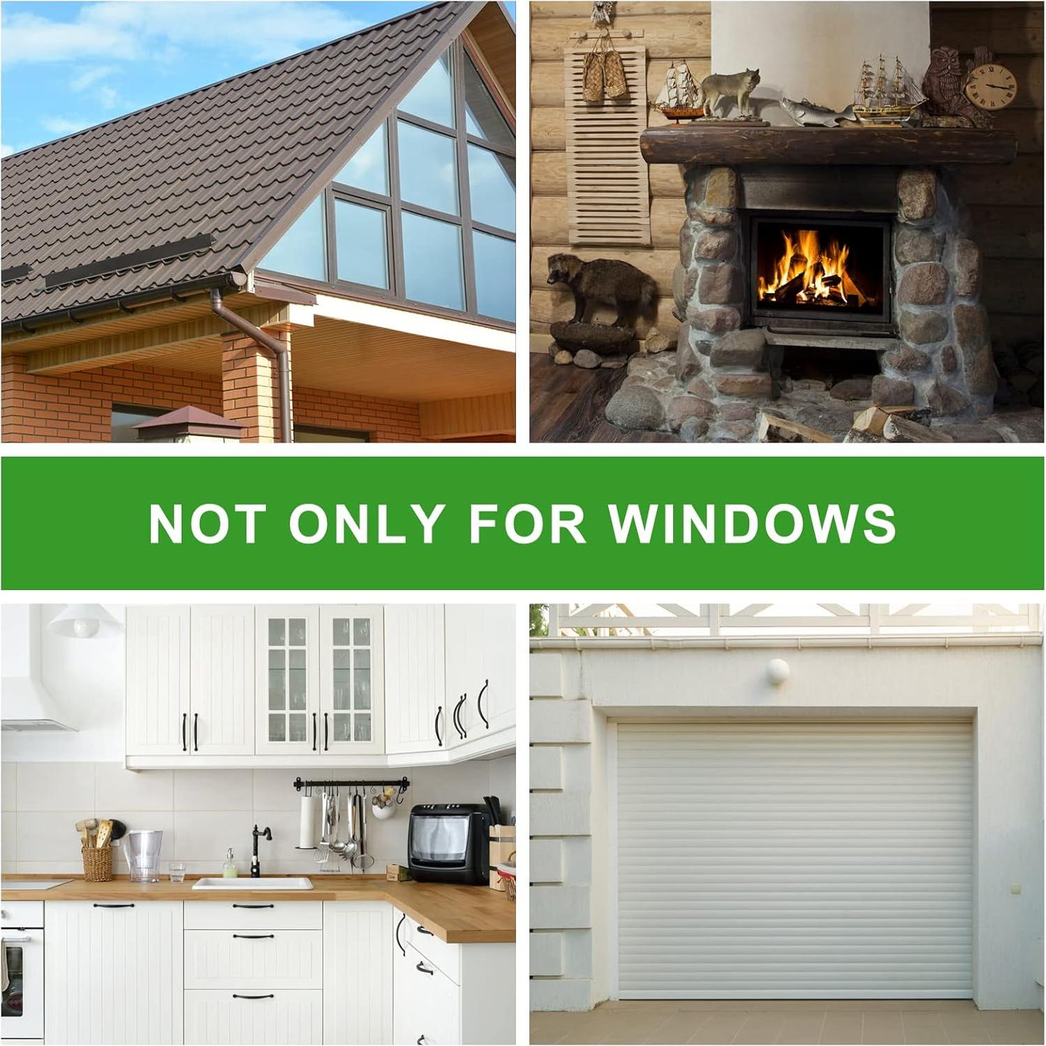 Película Reflectante para Ventanas AGHITG 1.22m x 3.05m Aislamiento