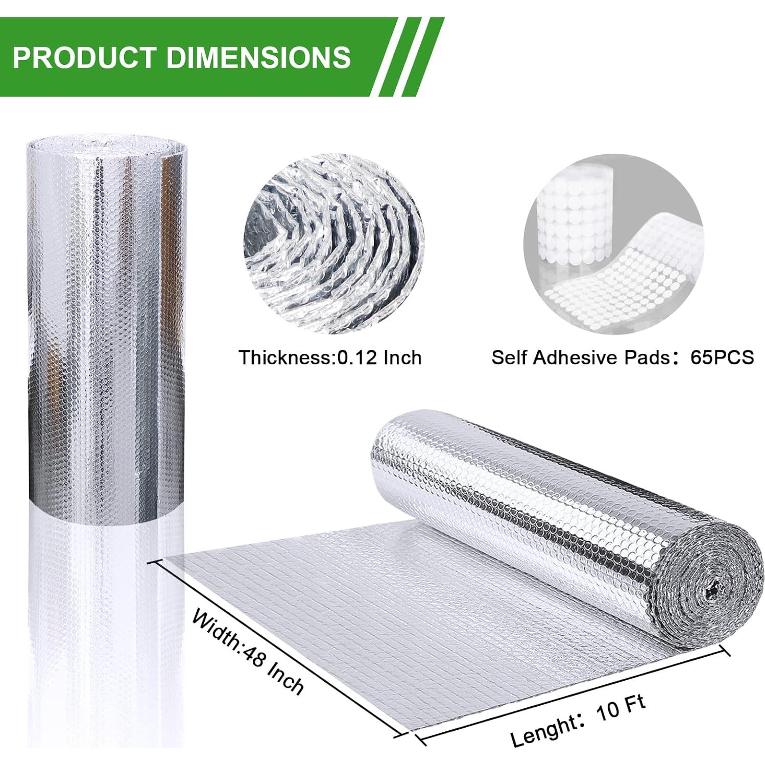 Película Reflectante para Ventanas AGHITG 1.22m x 3.05m Aislamiento