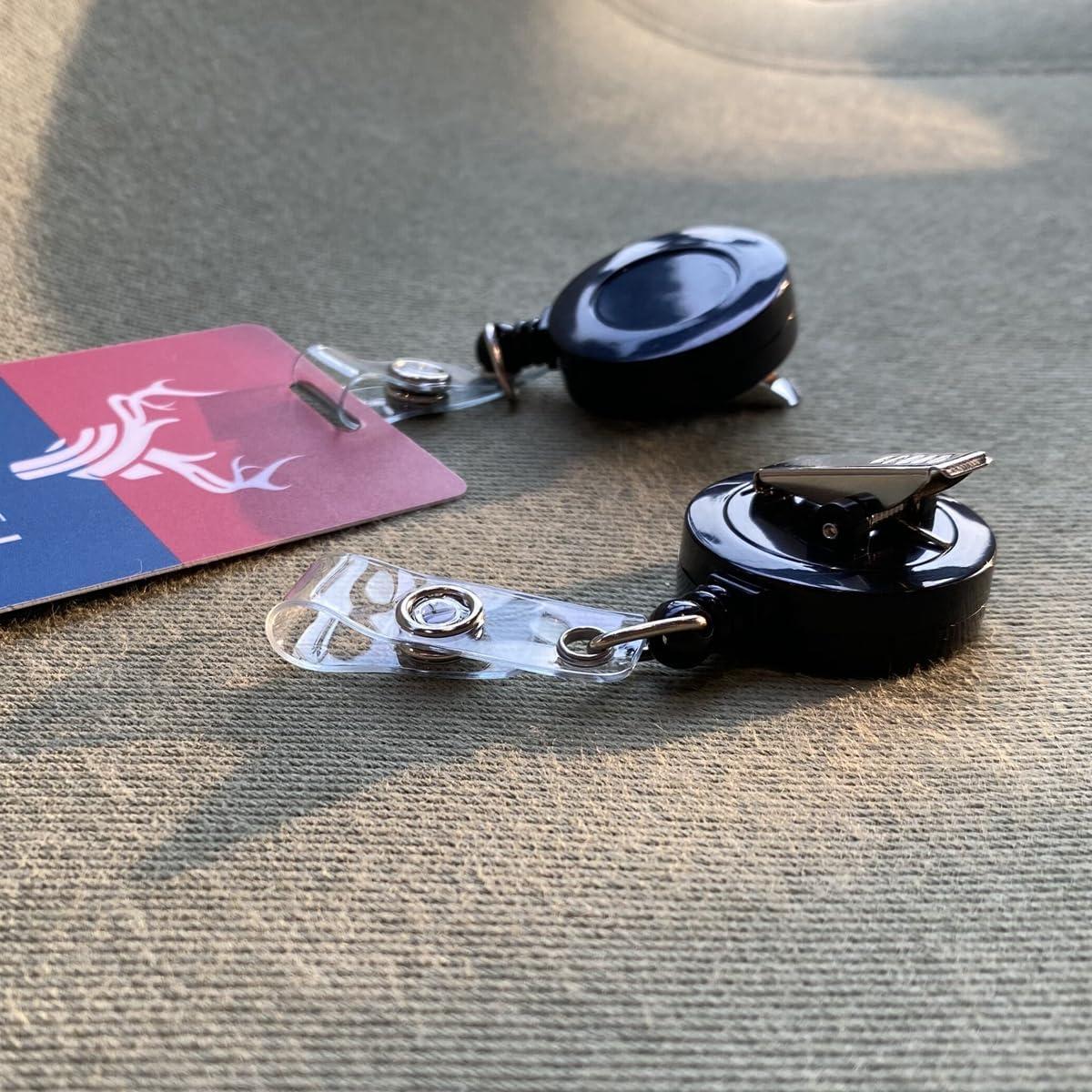 Sujetadores de Identificación QREEL 25 Piezas Clip Giratorio