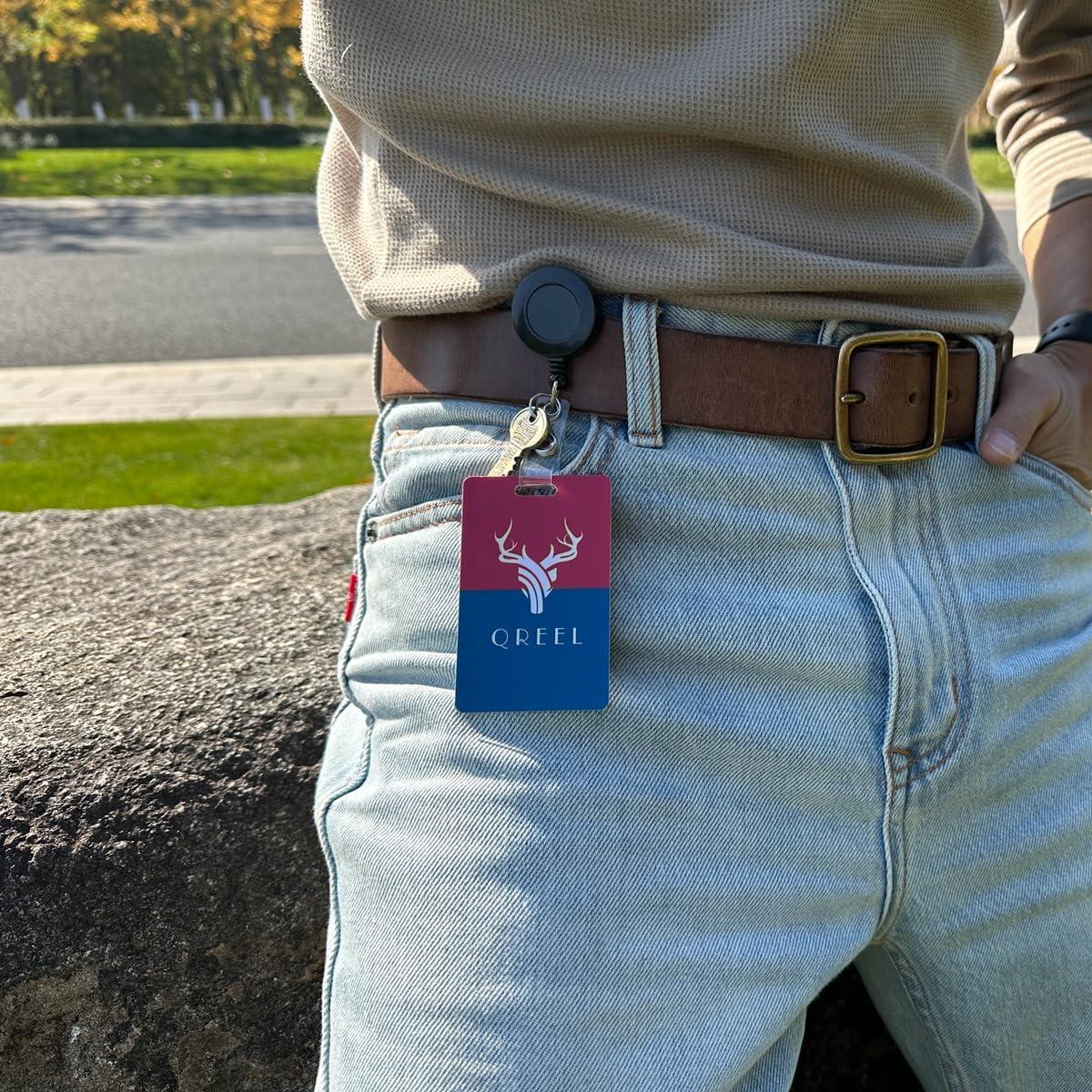 Sujetadores de Identificación QREEL 25 Piezas Clip Giratorio