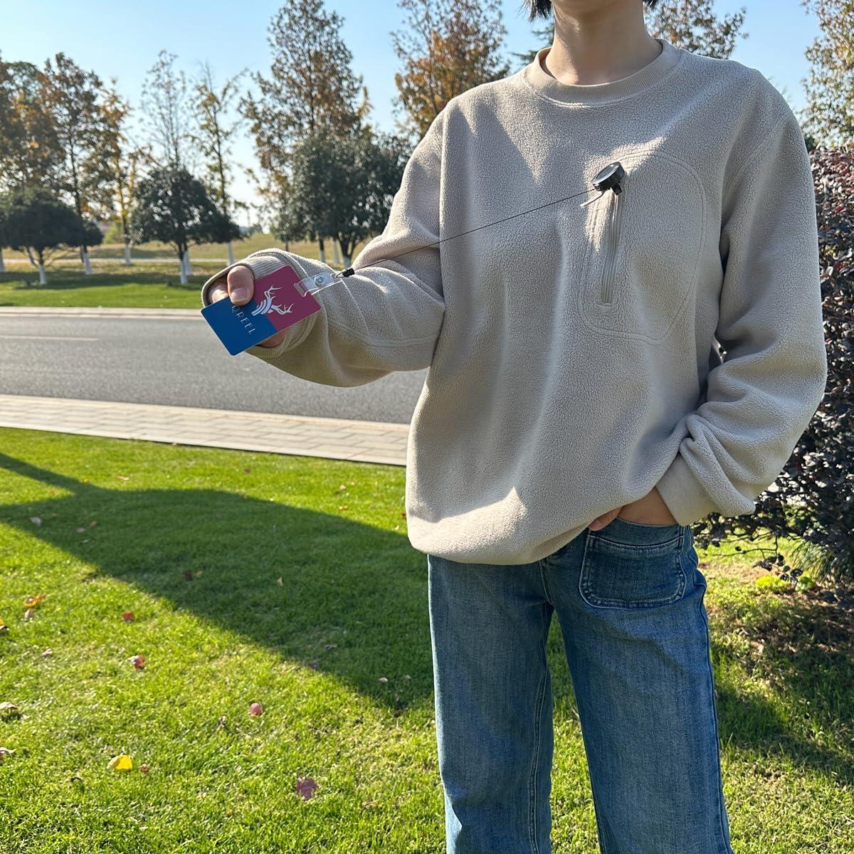 Sujetadores de Identificación QREEL 25 Piezas Clip Giratorio