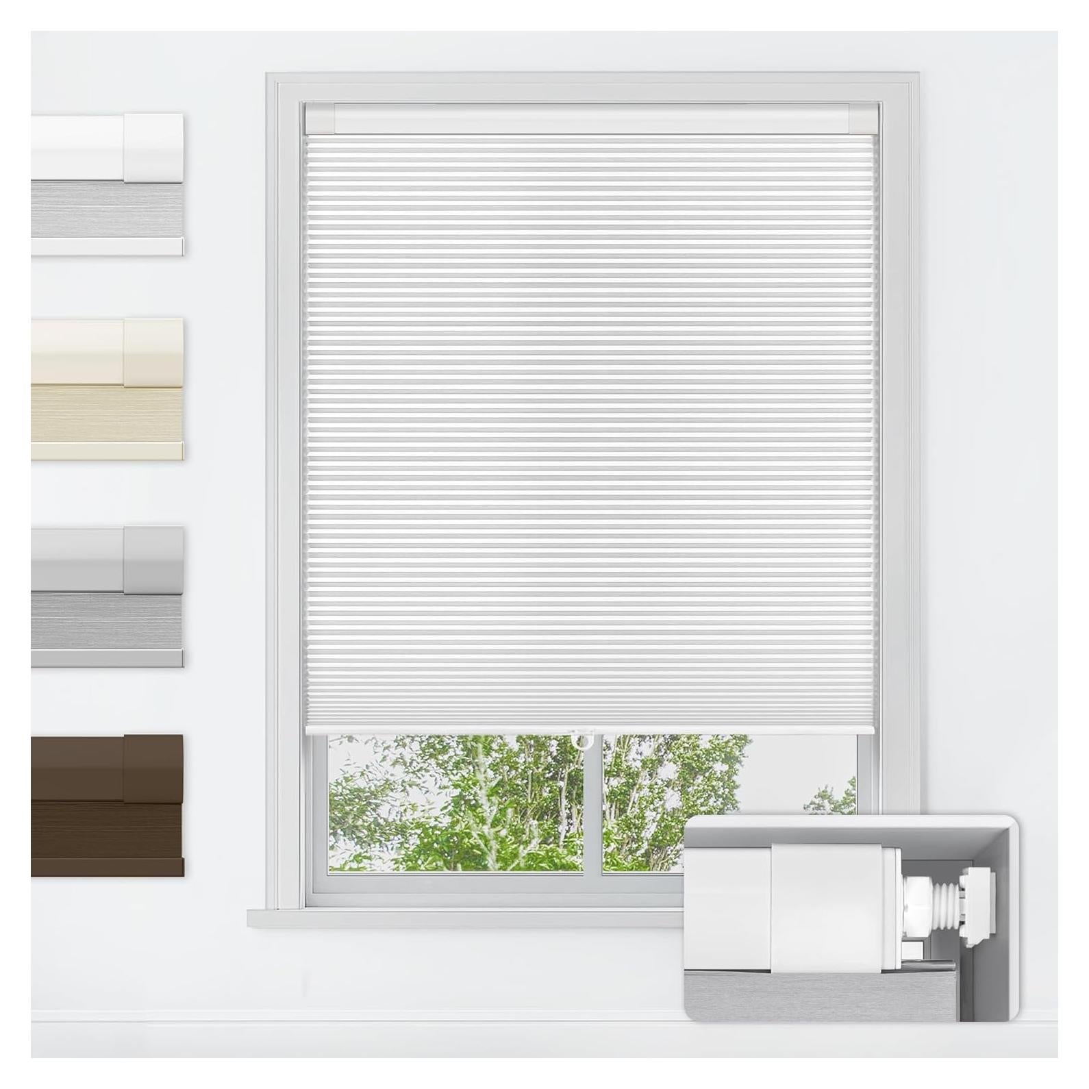Cortinas Celulares LazBlinds Blackout 75.25x162.56 cm Sin Taladro