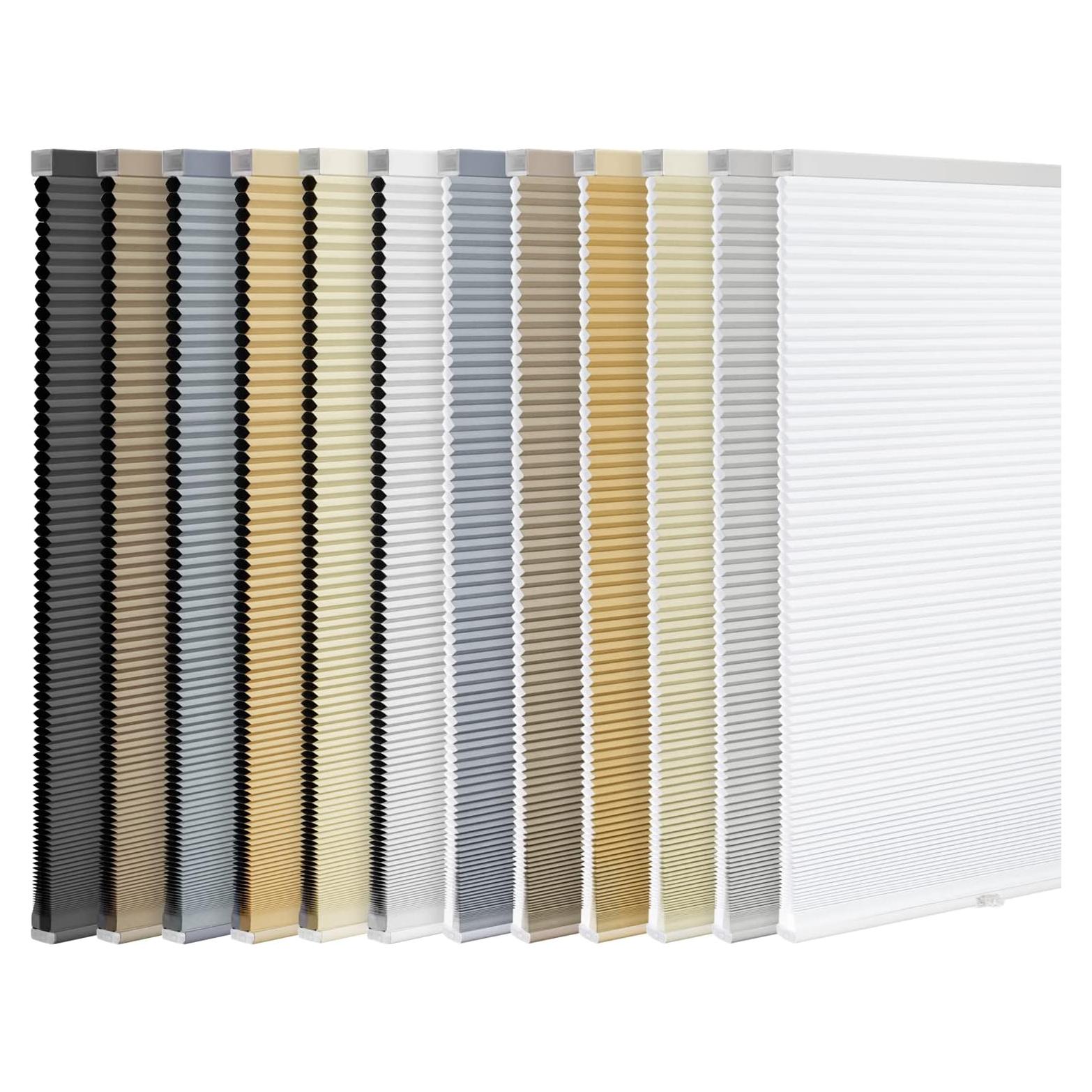 Cortinas Celulares Opacas LazBlinds 53x162 cm Sin Cuerda Negro