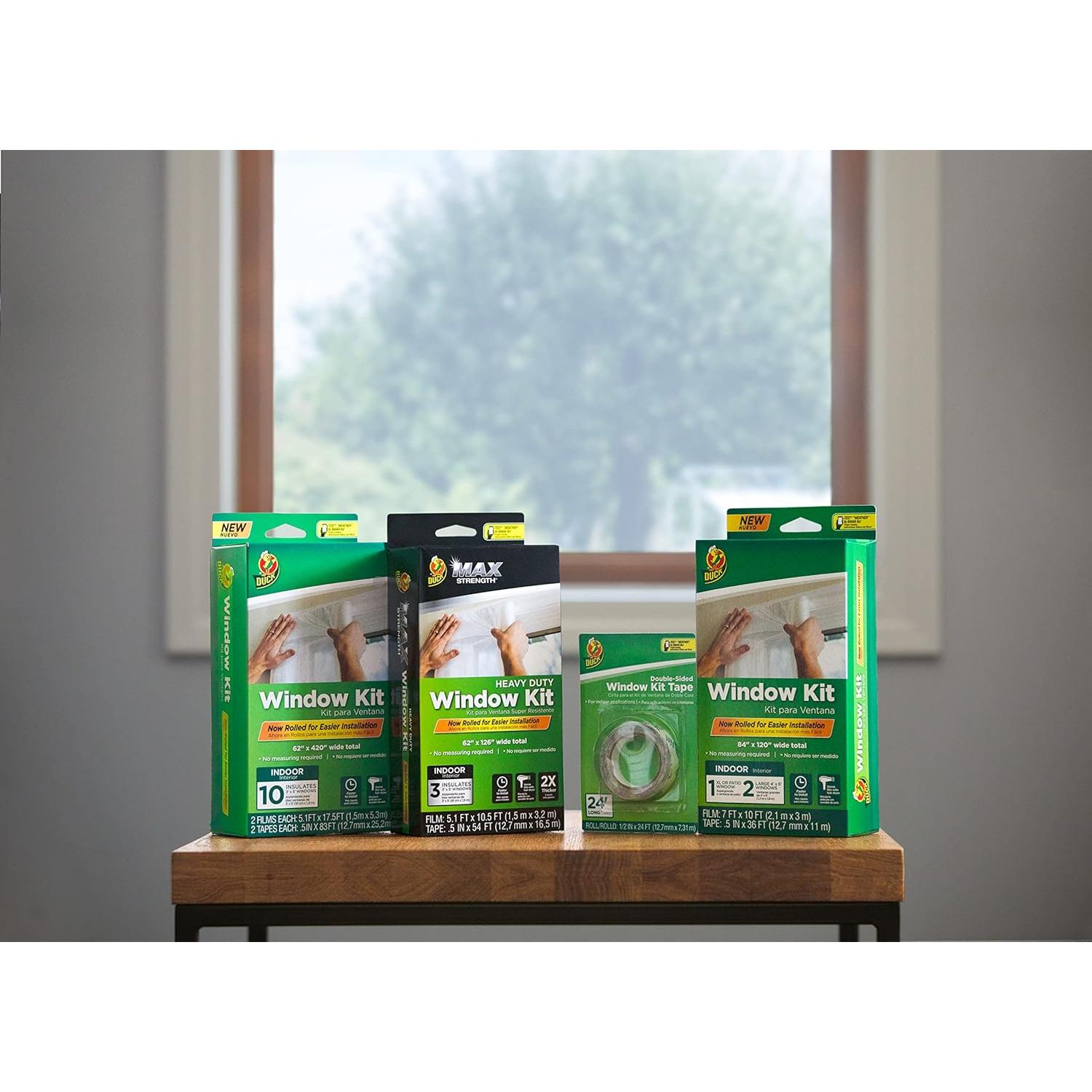 Kit Aislamiento Ventanas Duck 3 Ventanas 62"x126" Claro