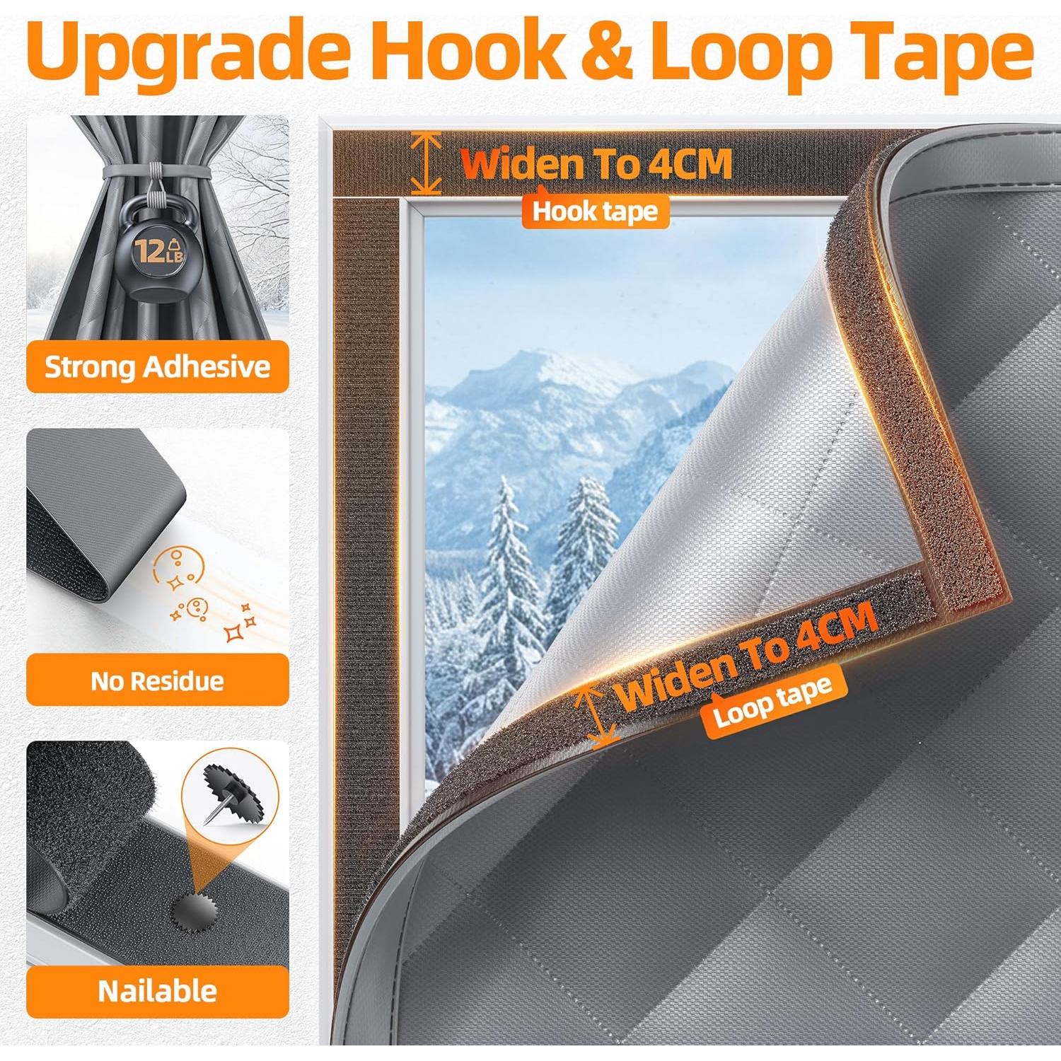 Aislamiento Térmico para Ventanas Mcanbaby 78x144 cm Gris