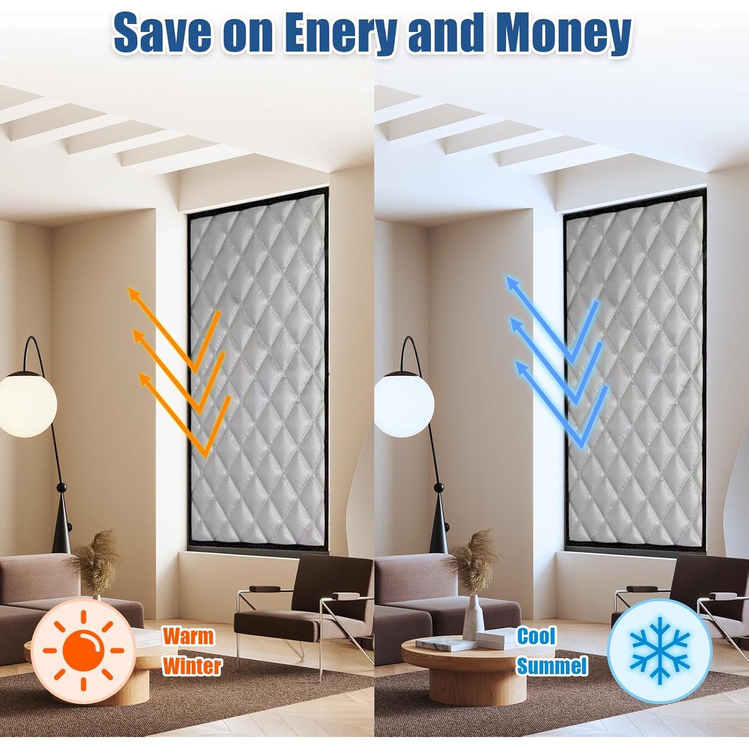 Cortina Aislante Térmica Gris 99 x 150 cm - Hebei Fengxuan