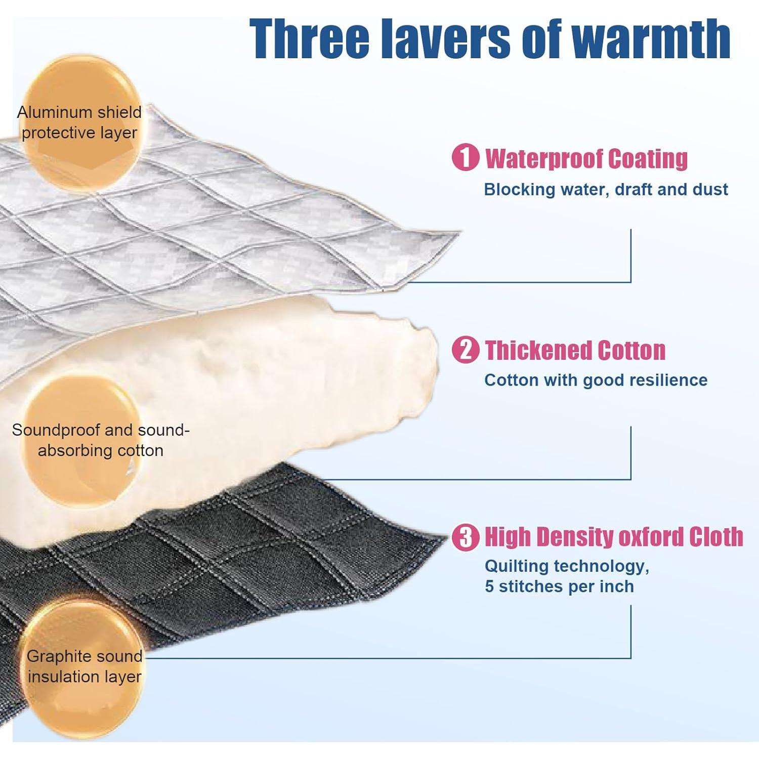 Cortina Aislante Térmica Gris 99 x 150 cm - Hebei Fengxuan