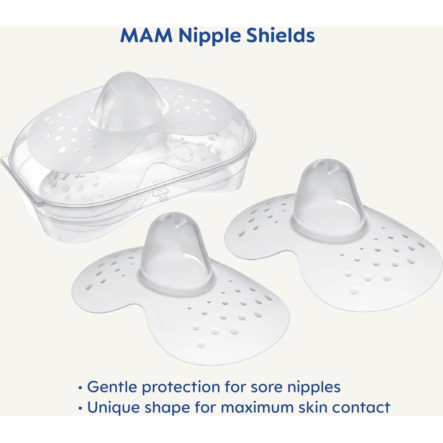 Protectores de Pezón MAM para Lactancia 17mm - 2 Unidades