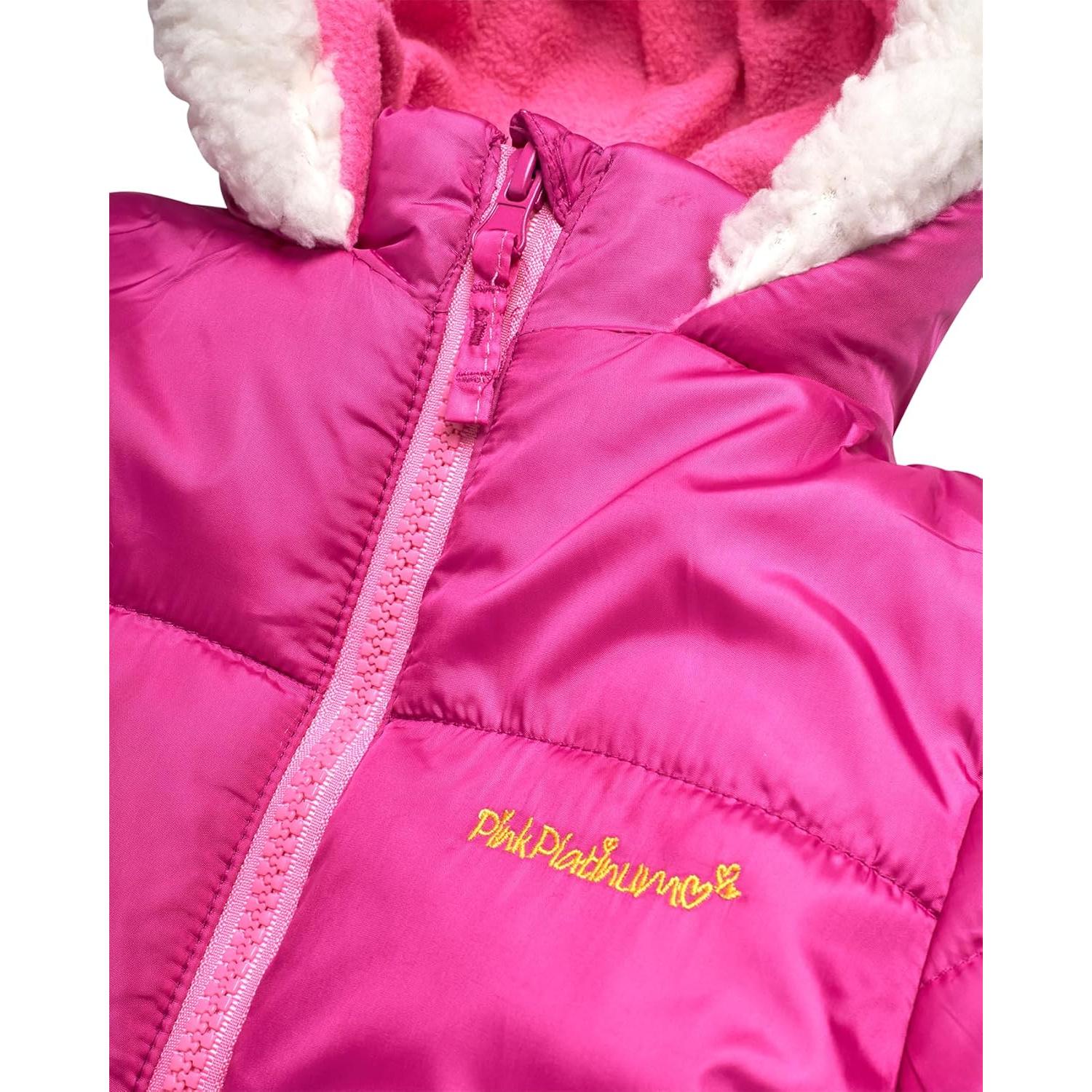 Mono de Nieve para Bebés Niñas Pink Platinum - Invierno 0-3 meses