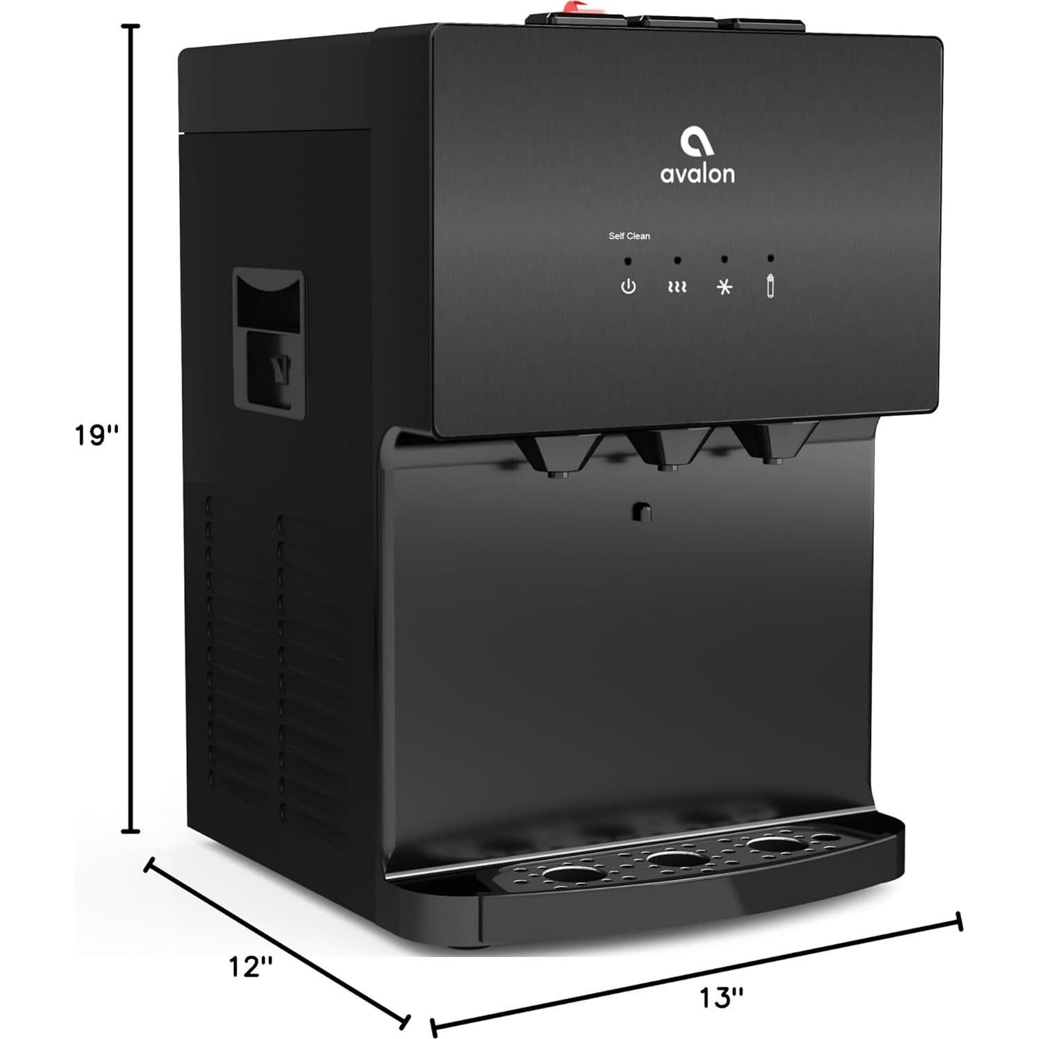 Dispensador de Agua Avalon A12BLK 3 Temperaturas Autolimpiante