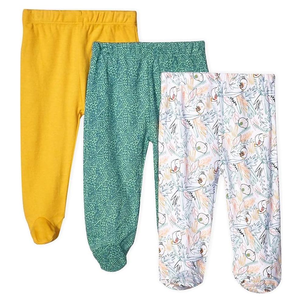 Pantalones de pie Spasilk para bebés varones 3 unidades 6 meses