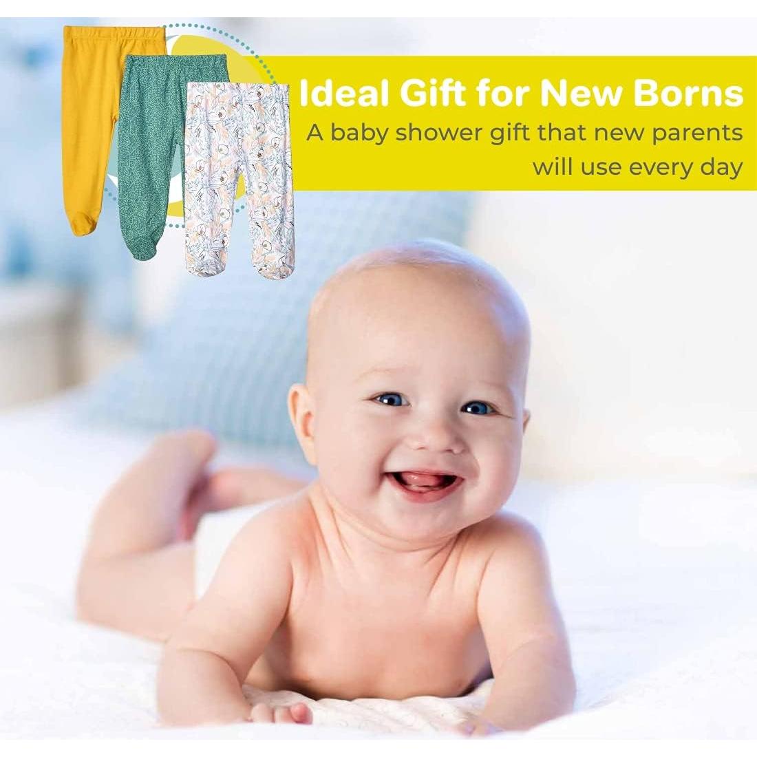 Pantalones de pie Spasilk para bebés varones 3 unidades 6 meses