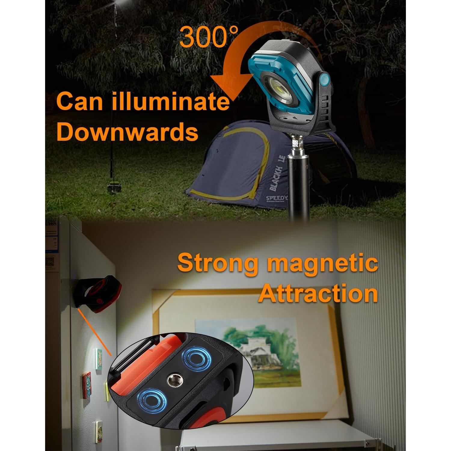 Luz de Trabajo LED SUNREI C1200 Magnética 1300 Lúmenes