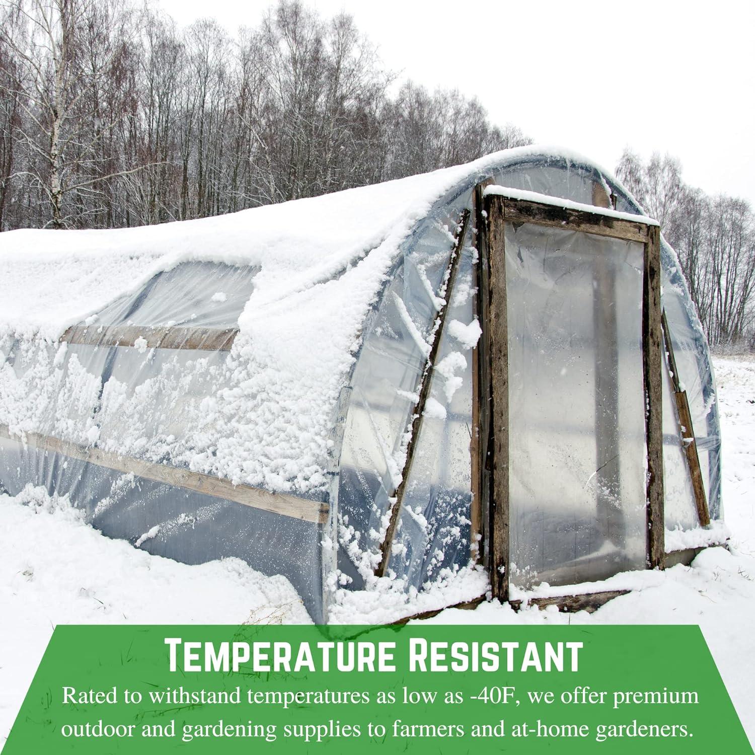 Hoja de Vinilo Transparente 15 Mil 1.37 m x 3.05 m Farm Plastic