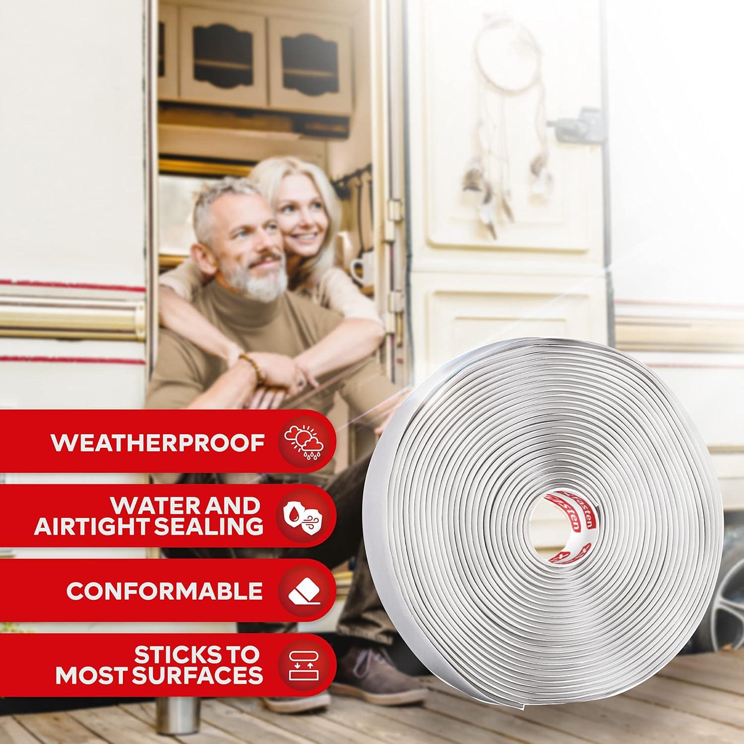 Cinta de Sellado Butílica XFasten Gris 0.32cm x 1.9cm x 9.14m