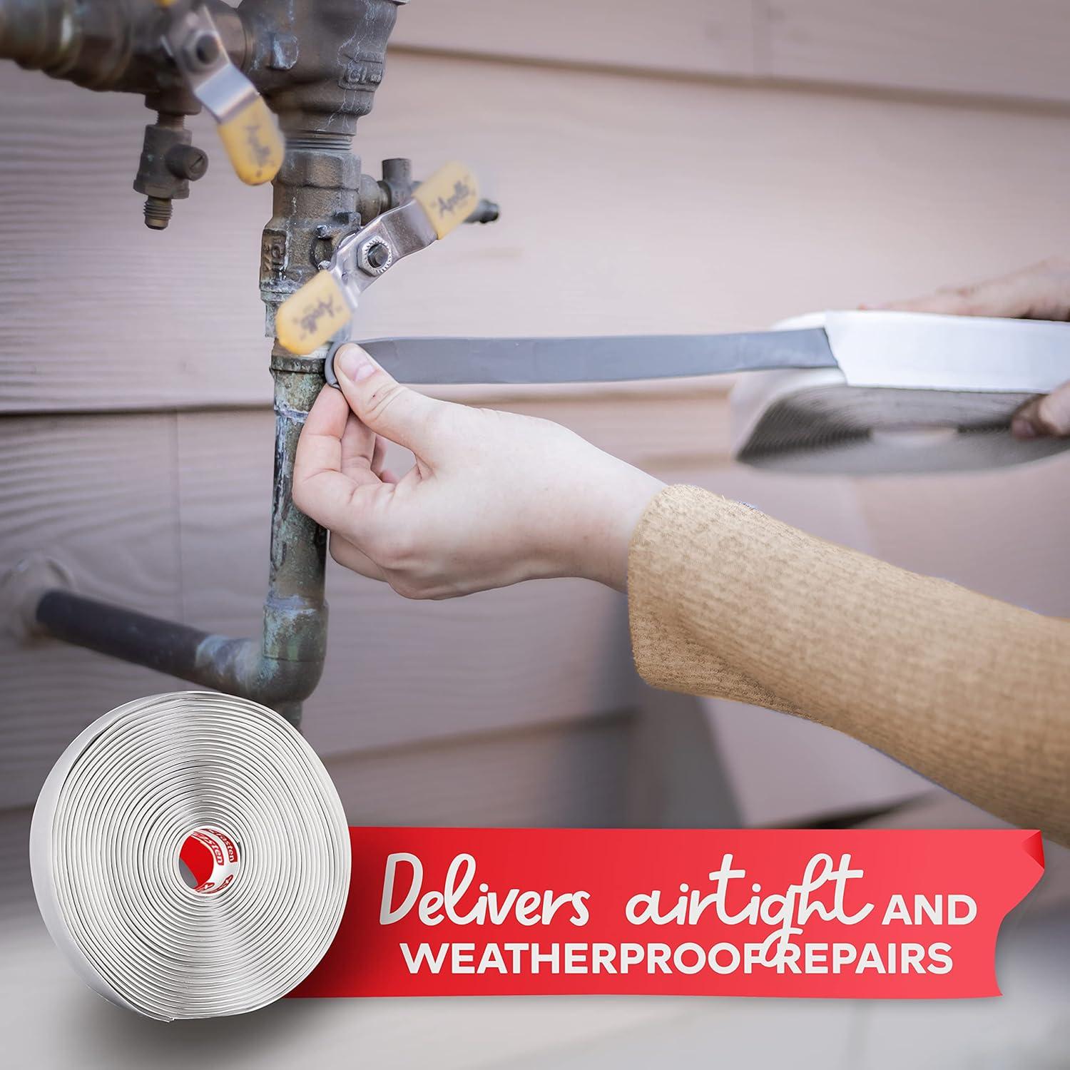 Cinta de Sellado Butílica XFasten Gris 0.32cm x 1.9cm x 9.14m