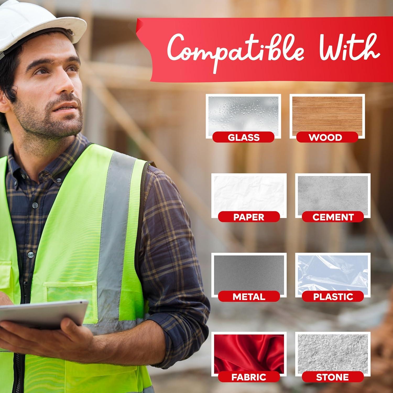 Cinta Adhesiva Ducto Super Fuerte XFasten 5 cm x 46 m Roja