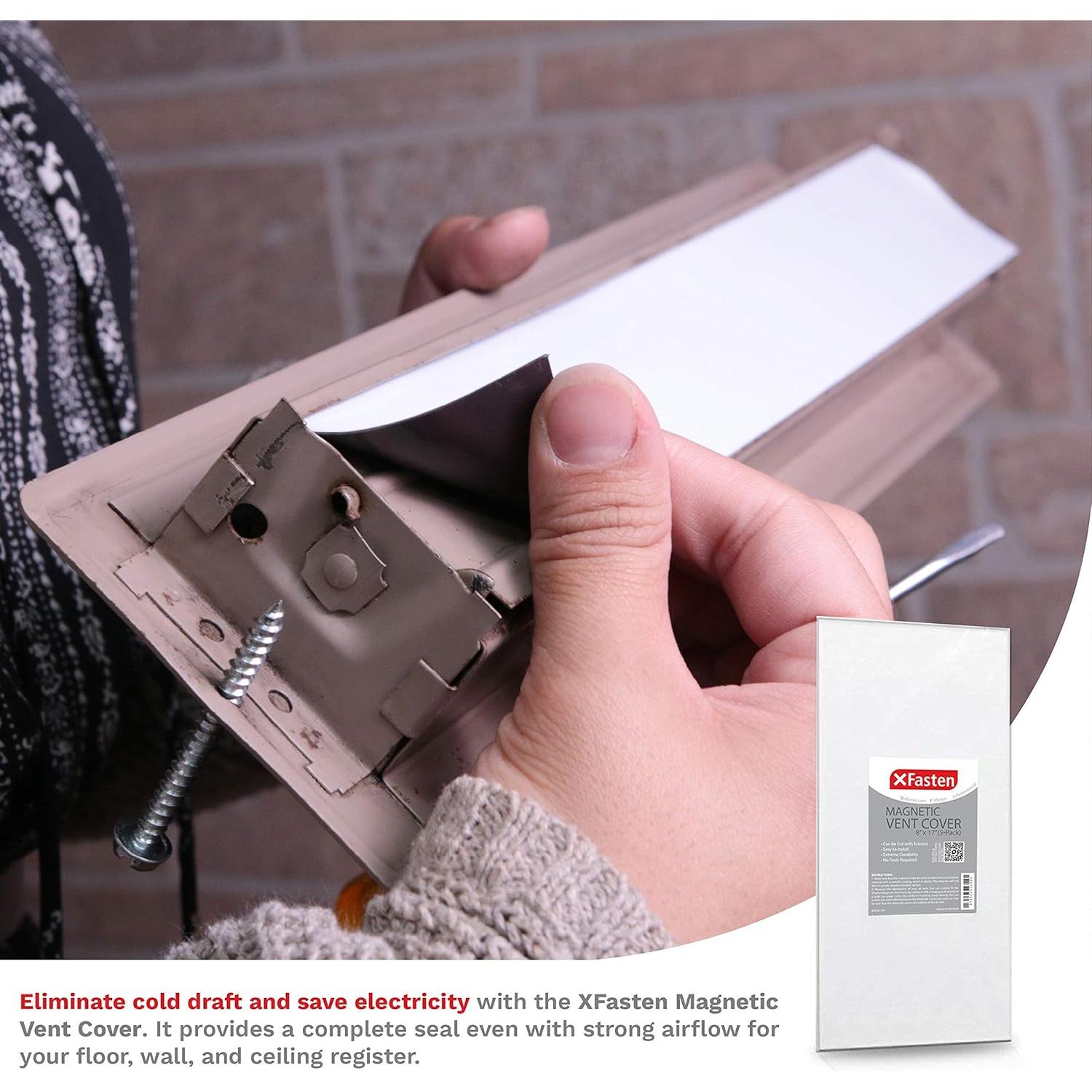 Cubierta de Ventilación Magnética XFasten 20.32x43.18cm Paquete de 5