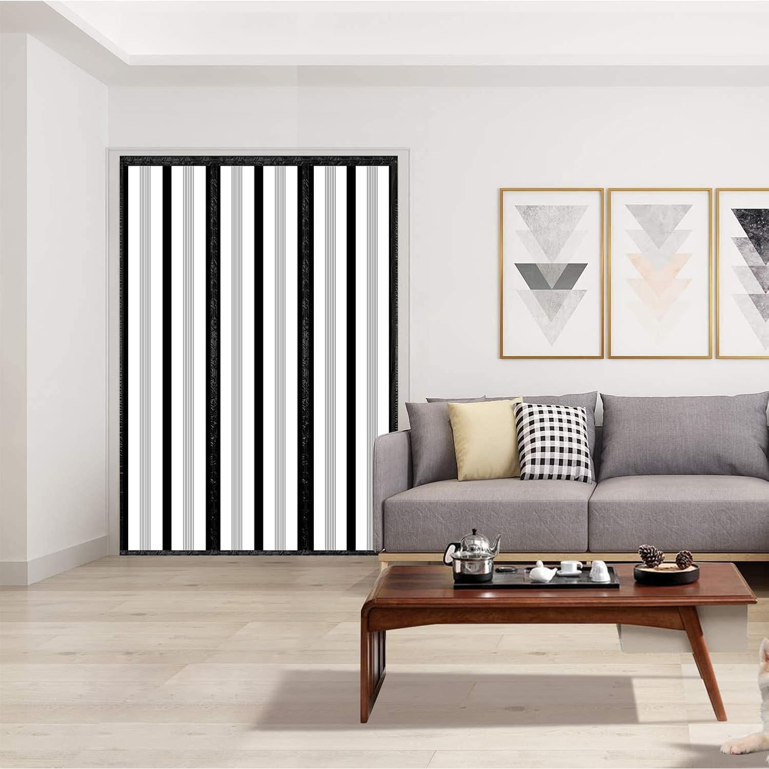 Cortina de Puerta Aislada Magnética SANJIANKER 183x203 cm