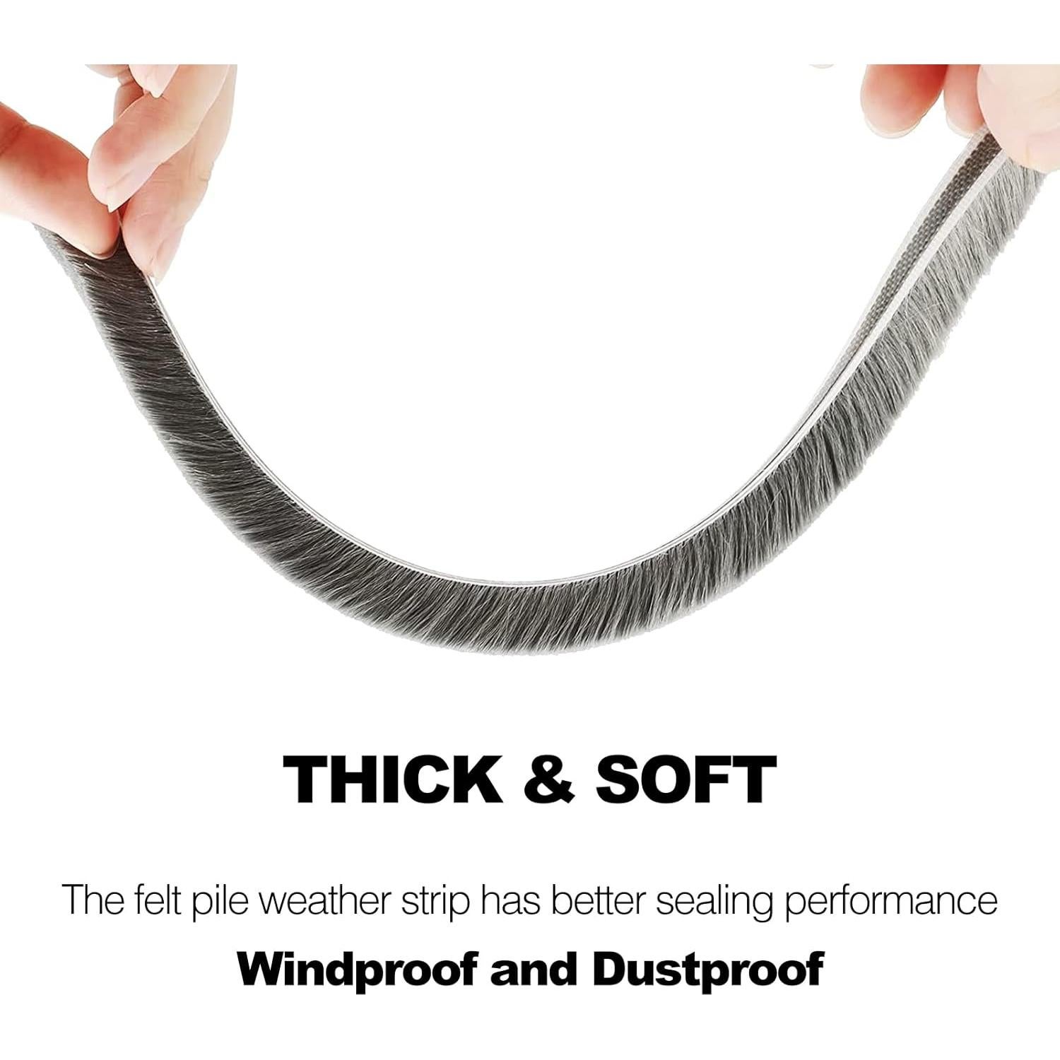 Cinta de Sellado Autoadhesiva de Fieltro Eiarrnp 9mm x 10m