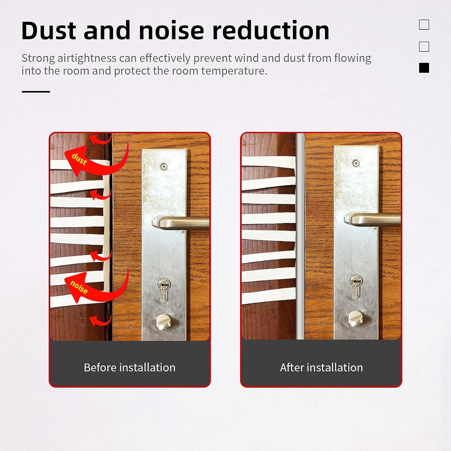 Tira de sellado SZZSAF 7.92m blanca autoadhesiva para puertas