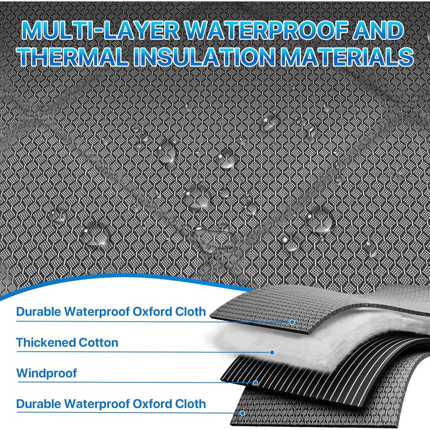 Cortina de Puerta Térmica Magnética LOVIGA 96.5x210.8cm Gris