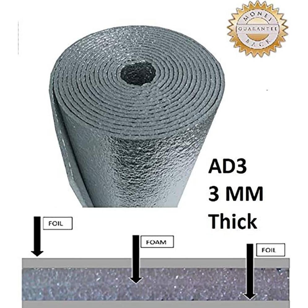 Escudo Aislante Térmico Trade Winds 3MM 60.96x7.62m Plata