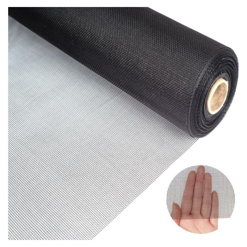 Malla de Pantalla de Ventana Fibra de Vidrio 91.44x200.66cm Carbón