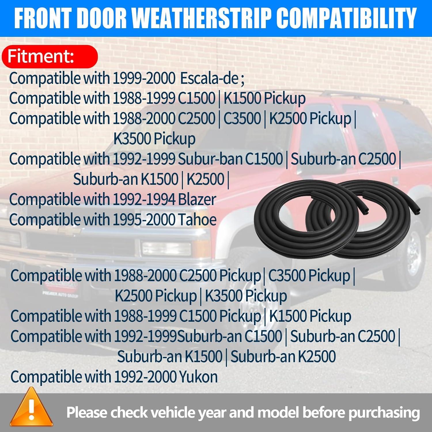 Juego de Sellos de Puerta Delantera KAVIUS 1AWSK00228 Compatible