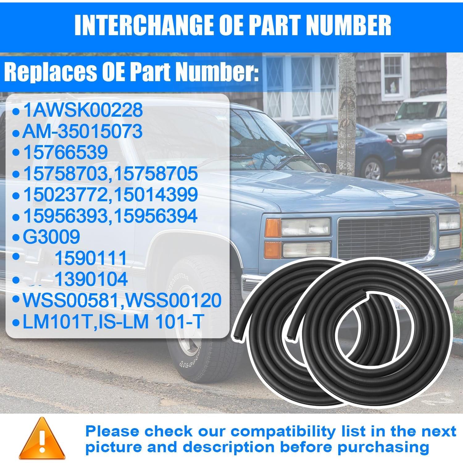 Juego de Sellos de Puerta Delantera KAVIUS 1AWSK00228 Compatible